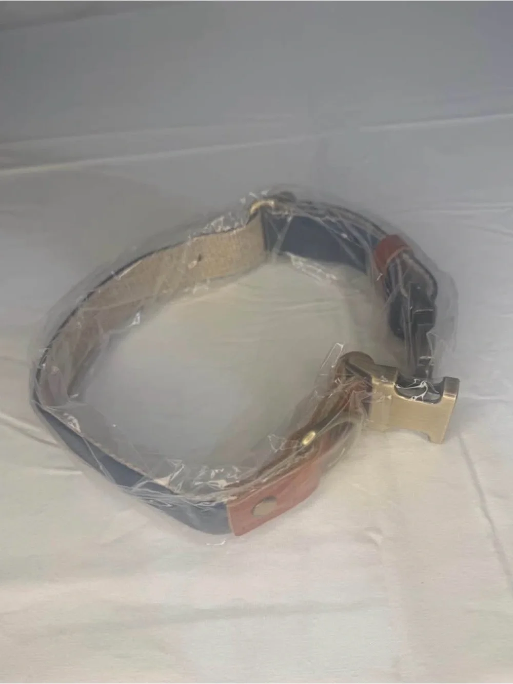 Plutus pet adjustable leather collar